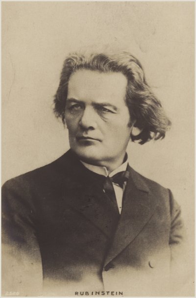 Porträt von Anton Rubinstein von Russian Photographer